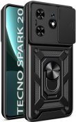 Чохол BeCover for Tecno Spark 20 KJ5n - Military Black (712168)
