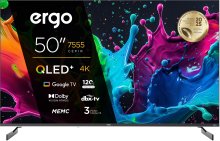 Телевізор QLED Ergo 50JUQ7555 (Google TV, Wi-Fi, 3840x2160)
