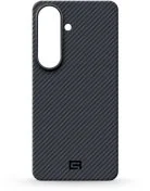 Чохол ArmorStandart for Samsung S26 - Aramid Twill MagCase BlackIcon Black (ARM90145)