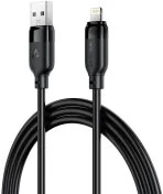 Кабель Acefast C16-06 2.4A AM / Lightning 2m Black (6974316286271)