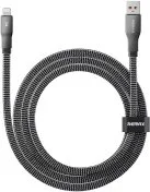 Кабель Remax Pisces Series CB37 3A AM / Lightning 1.2m Black (6954851262404)