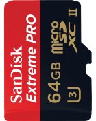 Карта пам'яті Sandisk Extreme Pro Micro SDXC 64 ГБ (SDSQXPJ-064G-GN6M3)