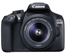 Цифрова фотокамера дзеркальна Canon EOS 1300D kit 18-55мм DC чорна