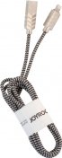 Кабель USB JoyRoom S-M327L Zinc Alloy Braided AM / Lightning 1.2 м срібний