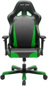 Крісло DXRACER TANK OH/TS29/NE чорне з зеленими вставками