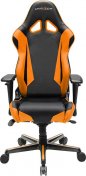 Крісло для геймерів DXRACER RACING OH/RV001/NO чорне з оранжевими вставками