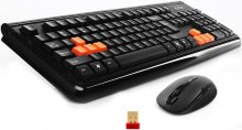 Клавіатура+миша A4tech RV-1000 чорна