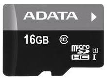 Карта пам'яті A-Data Micro SDHC 16GB AUSDH16GUICL10