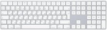 Клавіатура Apple A1843 Magic Keyboard with Numpad Bluetooth MQ052RS/A Silver/White
