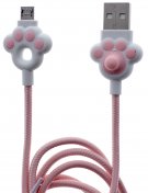 Кабель JoyRoom S-M125 AM / Micro USB 1m White/Pink