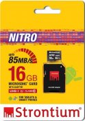 Карта пам'яті STRONTIUM NITRO Micro SDHC 16GB SRN16GTFU1QA