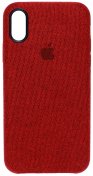 Чохол HiC for iPhone X - Apple Fabric Case Red