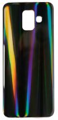 Чохол Milkin for Samsung A6 2018 - Glass Rainbow case Superslim Black