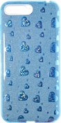 Чохол Milkin for Huawei Y6 2018 - Glitter Heart series Superslim Blue