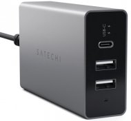 Зарядний пристрій Satechi Travel Charger 2xUSB / USB-C 40W Space Gray (ST-ACCAM)