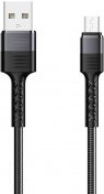 Кабель JoyRoom S-M363 Kingkong AM / Micro USB 1.2m Black (S-M363 Black)
