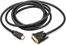Кабель PowerPlant HDMI / DVI 3m Black (CA910991)