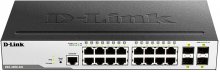 Switch, 20 ports, D-Link DGS-3000-20L 16xLAN(10/100/1000), 4xSFP, керований L2