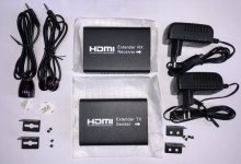 Подовжувач ATcom HDMI сигналу по витій парі до 120 метрів (14157)