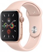 Смарт годинник Apple Watch Series 5 GPS 44mm Gold Aluminium with Pink Sand Sport Band