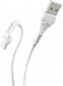 Кабель Hoco X37 Cool power AM / Micro USB 1m White (X37 Micro White)