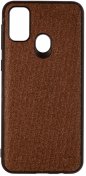 Чохол Milkin Samsung M30s - Creative Fabric Phone Case Brown  (MC-FC-SMM30SBR)