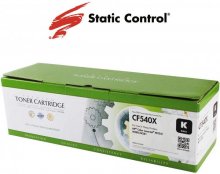 Совместимый картридж Static Control HP CLJP CF540X (203X) Black (002-01-SF540X)