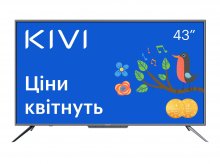 Телевізор LED Kivi 43U700GU (Android TV, Wi-Fi, 3840x2160)