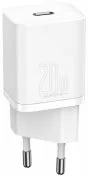 Зарядний пристрій Baseus Super Si Quick Charger 1C 20W White (CCSUP -B02)