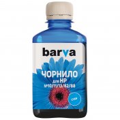 Чорнило BARVA for HP 10/11/13/82/88 Cyan 180 ml (I-BARE-H10-180-C)