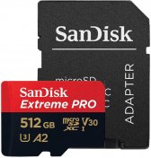 Карта пам'яті SanDisk Extreme Pro V30 Micro SDXC 512GB with SD (SDSQXCD-512G-GN6MA)