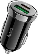 Автомобільний зарядний пристрій Hoco Z44 Leading 20W Black