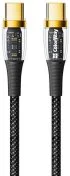 Кабель ColorWay PD Fast Charging 100W CM / CM 1.2m Black (CW-CBPDCC053-BK)