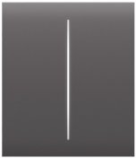Центральна кнопка для двоклавішного вимикача Ajax CenterButton (2-gang) Grey