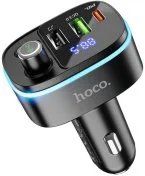 FM-трансмітер + АЗП Hoco E62 Fast Black