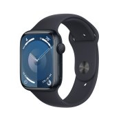 Смарт годинник Apple Watch Series 9 GPS 45mm Midnight Aluminium Case with Midnight Sport Band - M/L  (MR9A3)