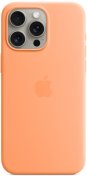 Чохол Apple for iPhone 15 Pro Max - Silicone Case with MagSafe Orange Sorbet (MT1W3)