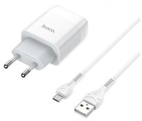 Зарядний пристрій Hoco C73A Glorious with Micro USB Cable White (C73A Micro White)