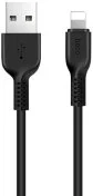 Кабель Hoco X13 2.4A AM / Lightning 1m Black (6957531061144)