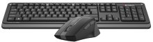 Комплект клавіатура+миша A4tech Fstyler FGS1035Q Wireless Grey (FGS1035Q Grey)