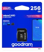 FLASH пам'ять GOODRAM M1AA Micro SDXC 256GB with adapter (M1AA-2560R12)