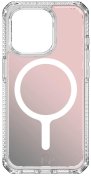 Чохол iTSkins for iPhone 15 Pro HYBRID R Iridescent with MagSafe pink  (AP5X-HMAUM-IRPK)