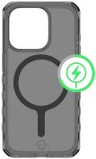 Чохол iTSkins for iPhone 15 Pro Max Supreme R Clear with MagSafe Graphite and graphite  (AP5U-MGCLR-GRPR)
