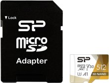FLASH пам'ять Silicon Power Superior Pro Color Micro SDXC 512GB with adapter (SP512GBSTXDU3V20AB)