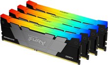 Оперативна пам’ять Kingston FURY (ex. HyperX) Renegade RGB Black DDR4 4x32GB (KF436C18RB2AK4/128)