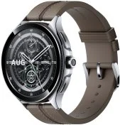 Смарт годинник Xiaomi Watch 2 Pro Silver Brown Leather Strap (BHR7216GL)