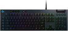 Клавіатура Logitech G815 Lightsync RGB Mechanical US International Clicky USB Black (920-009095)
