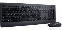 Комплект клавіатура+миша Lenovo Professional Wireless Combo UKR Black (4X31D64775)