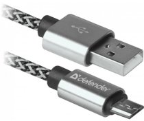 Кабель Defender 08-03T Pro AM / Micro USB 1m White  (87803)