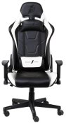 Крісло 1stPlayer FK2 Black/White (FK2 Black-White)